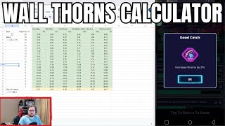 The Tower | Wall Thorns Calculator Guide! Easily Find What Is Worth Unlocking.