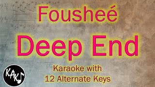 Deep End Karaoke - Fousheé Instrumental Lower Higher Male Original Key