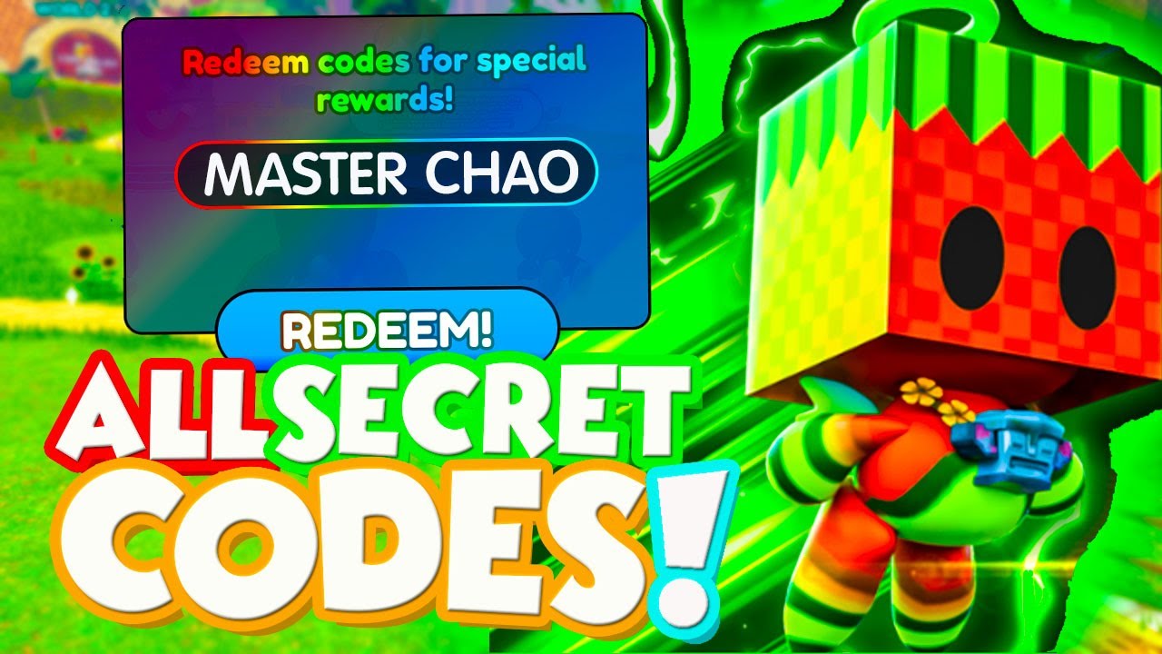 NEW* ALL WORKING MASTER CHAO UPDATE CODES FOR SONIC SPEED SIMULATOR! ROBLOX SONIC  SPEED SIM CODES 