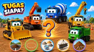 🎵 Construction Vehicle Kids' Song 🚧 Whose Job Is It? 5 Fun Missions! | KSG Kids