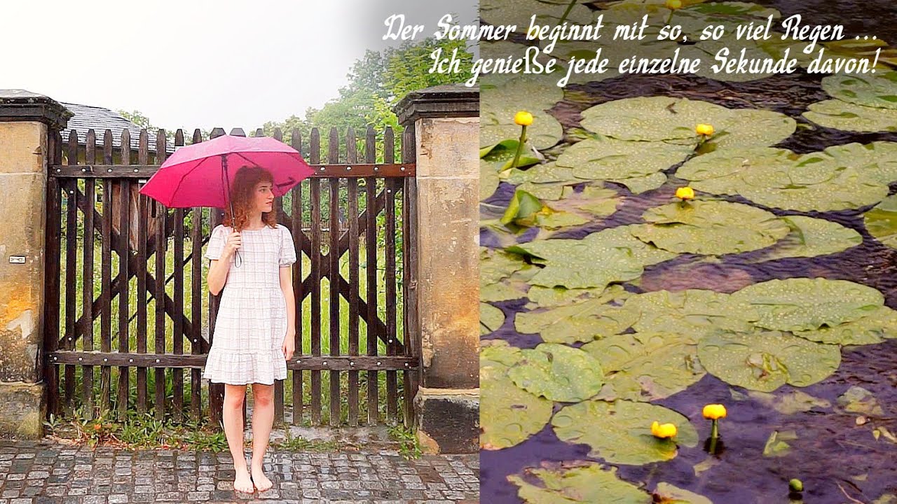 Der Sommer beginnt im Regen. | Poetischer Vlog 🌹