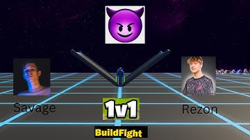 Mr. savage Getting packed by Rezon in a 1v1 build fight.
