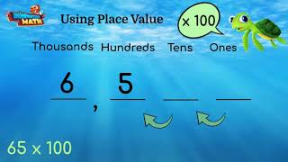 Multiply by 10 or 100 - 4th Grade - ESP
