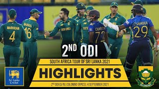 2nd ODI Highlights | Sri Lanka vs South Africa 2021
