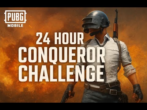 PUBG Mobile 24 hour Conqueror Challenge live - YouTube