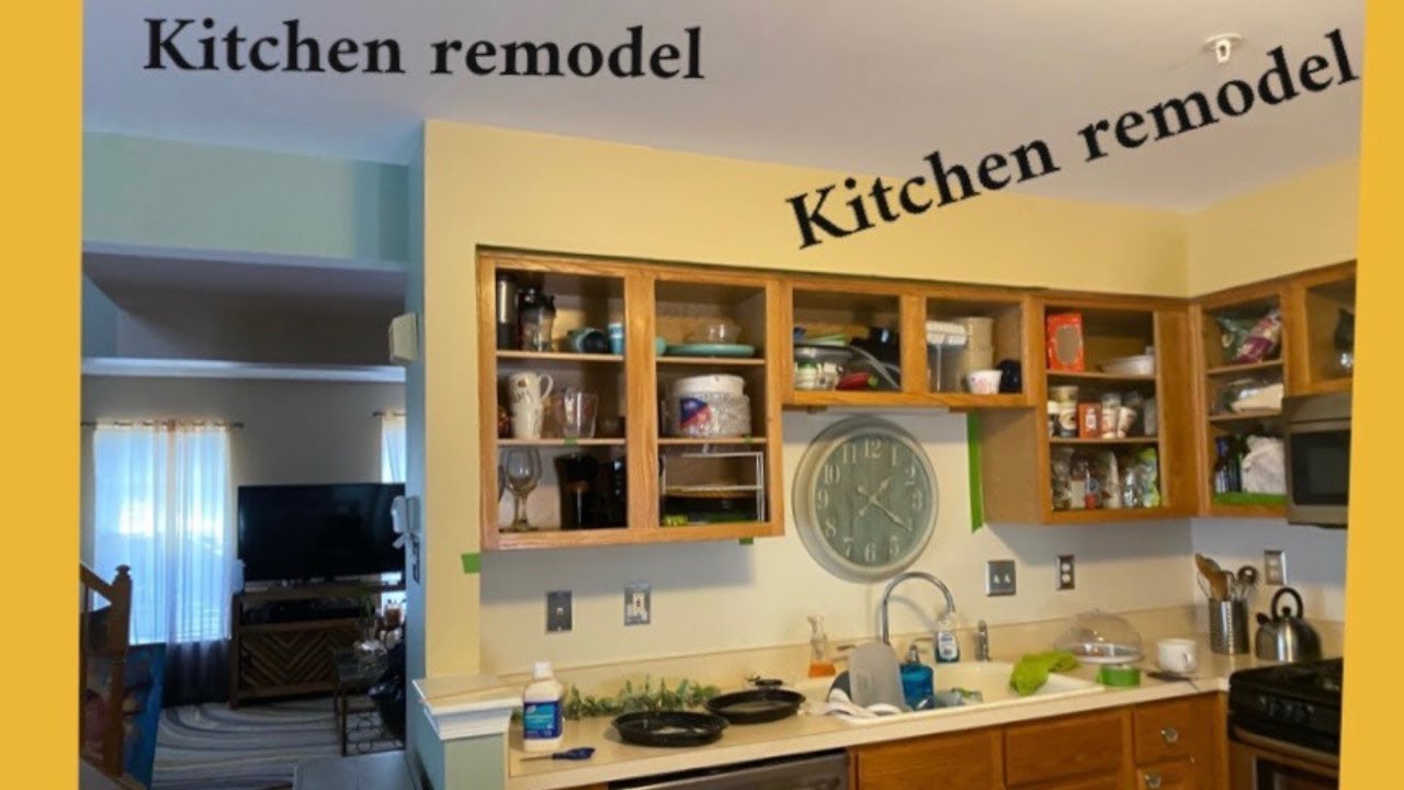 How To: DIY Kitchen Remodel | Update Cabinets And Save Money - YouTube