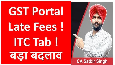 New updates on GST Portal I GSTR 4I GSTR 10 I ITC Comparison table I  CA Satbir singh