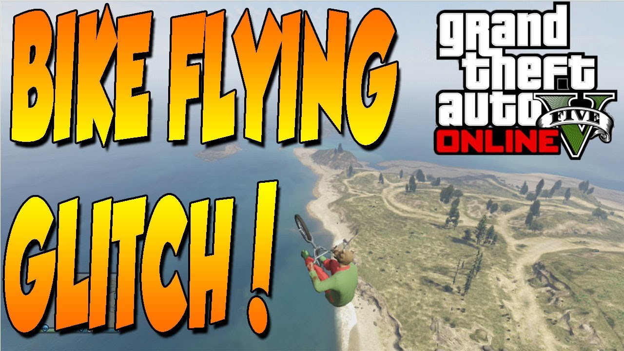 GTA 5 ONLINE FLYING BICYCLE GLITCH!! YouTube