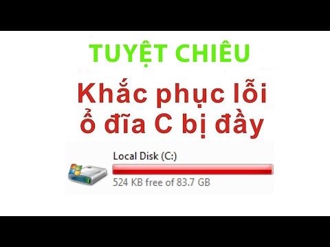 100% Tuyệt chiêu khắc phục lỗi Ổ Đĩa C Đầy hiệu quả | Xóa các file ẩn