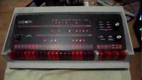 OPCON for the 11/70 operator console interfaced with SIMH v4.0