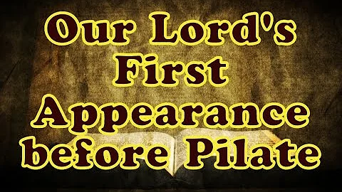 Our Lord's First Appearance before Pilate || Charles Spurgeon - Volume 28: 1882