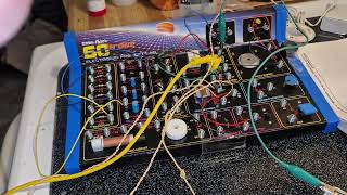 Solar 6 volt plus 3 volt AA simple 1 transistor amplifier.