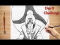 How to Draw Itachi Uchiha in Anime | Itachi Uchiha From Naruto Pencil Sketching |30 Days Challenge