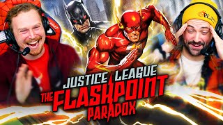 JUSTICE LEAGUE: THE FLASHPOINT PARADOX (2013) MOVIE REACTION! First Time Watching! DC Animated