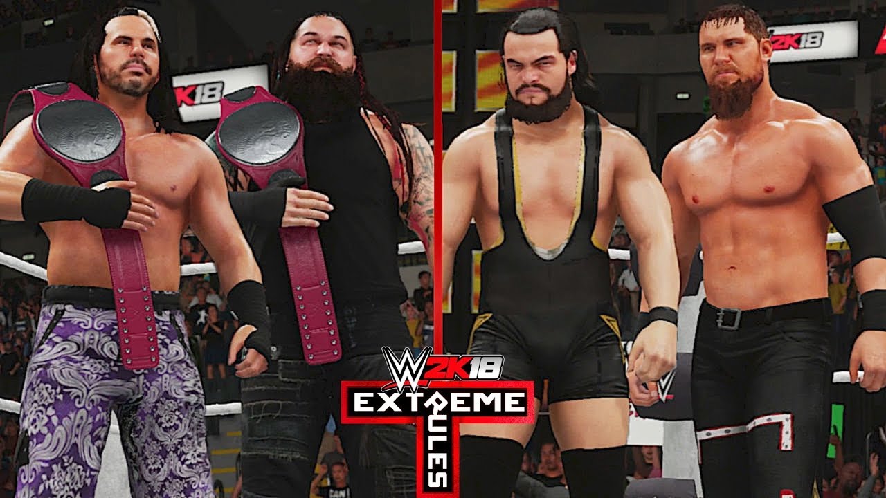 WWE Extreme Rules 2018: Deleters of Worlds vs. The B-Team (Raw Tag Team Championship)