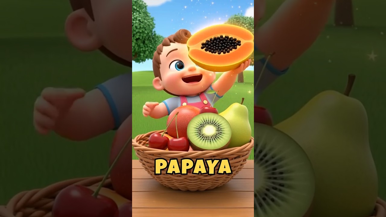 Fruits Song for Kids 🍎🍌🍇 | Learn Fruits | Nursery Rhymes & Kids Songs 