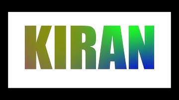 4 Colour Gradient effect animation in premiere Pro-Kiran Ramagowni