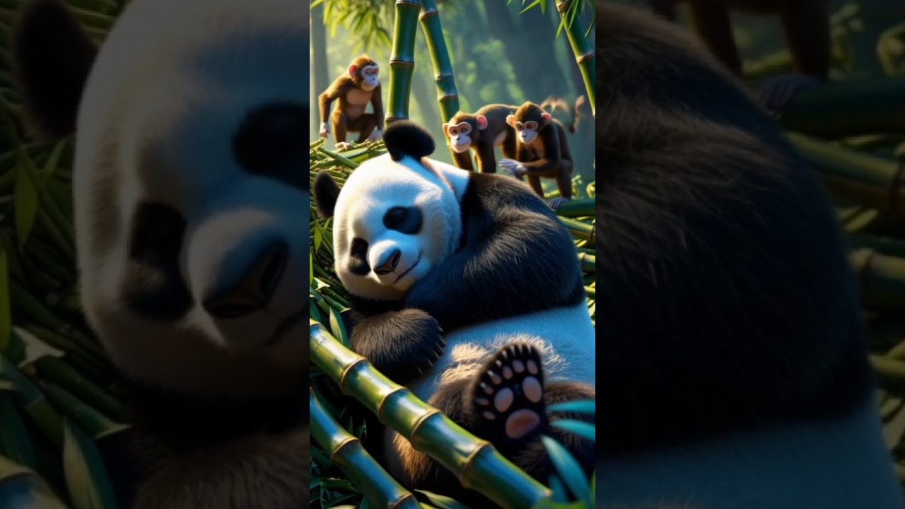 The Lazy Panda’s Wake-Up Call: A Lesson on Hard Work! 