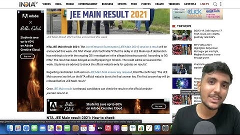 NTA Huge Statement on JEE MAIN RESULT 😱  !! Delay not due to CBI ☹️ #nta #jeemain #jeemainresult2021