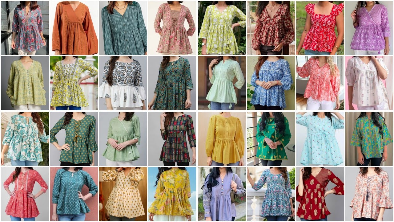 Summer Special Cotton Top Design Ideas for Girls 2025