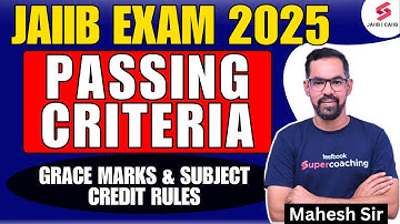 JAIIB Exam Passing Criteria | JAIIB Exam Preparation | JAIIB November 2025 Preparation | Mahesh Sir