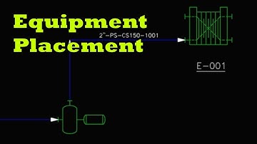 AutoCAD Plant 3D P&ID Equipment Placement