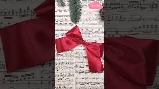 DIY 🎀 How To Make a Perfect Bow Christmas Decorations Gift Wrapping #Shorts #Diy