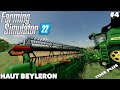 Farming Simulator22 - Haut Beyleron - time plus - Harvesting wheat