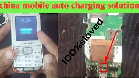 China Mobile automatic Charging problem solution 100%/ calme  itel  (auto) charging solution