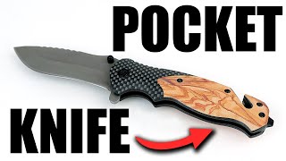 Multi-Functional Folding EDC Knife for Camping &amp; Survival | Sharp Pocket Knife Review 🔪