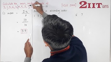 Measures of Central Tendency Exercise 21.3 Q 4  Class X ICSE