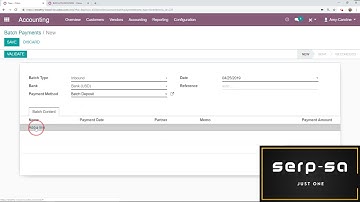 Batch Deposit of Checks  SERP SA