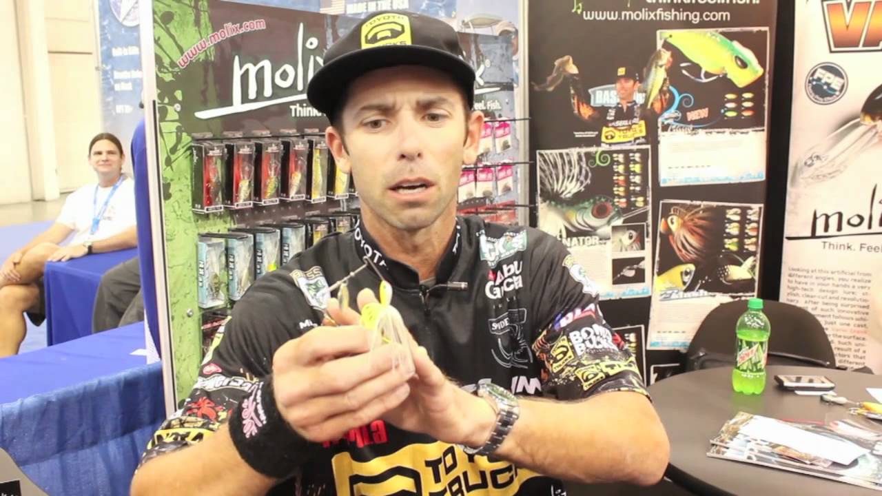 skeet reese jig worm rod Ike and Molix