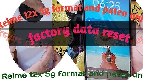Realme 12x 5g Reset kaise kare /how to factory data Reset realme  12x 5g /realme 12x 5g format