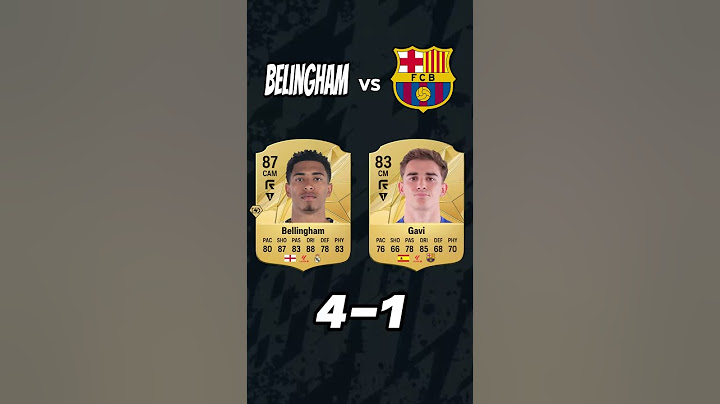 Jude Bellingham vs Barcelona