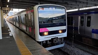 【回8725M】E501系K754編成SAKIGAKEのKY出場回送が勝田駅4番線を発車