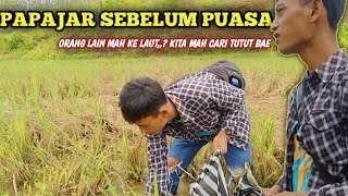 Papajar sebelum puasa healing ke sawah saja seru juga||papajar atau disebut juga munggahan