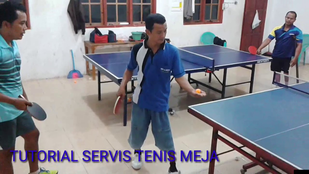  Tutorial  Cara Servis dalam Tenis  Meja  Dasar YouTube