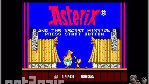 Asterix And The Secret Mission - Master System