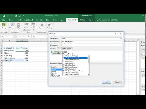 DISTINCTCOUNT() Function