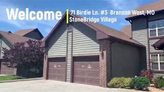 71 Birdie Ln. #3  Branson West, MO in StoneBridge Village