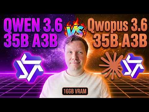 Qwen 3.6 35B A3B vs Qwopus 3.6 35B A3B - 16GB Local LLM setup