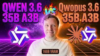 Qwen 36 35b A3b Vs Qwopus 36 35b A3b  16gb Local Llm Setup