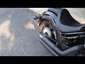 Yamaha stryker vance  hines twin staggered exhaust