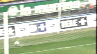 Serie A 2000-2001, day 21 Milan - Parma 2-2 (Maldini, Milosevic, Guglielminpietro, M.Amoroso)