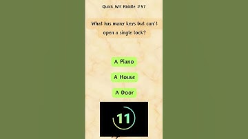 What has many keys but can’t open a single lock?
