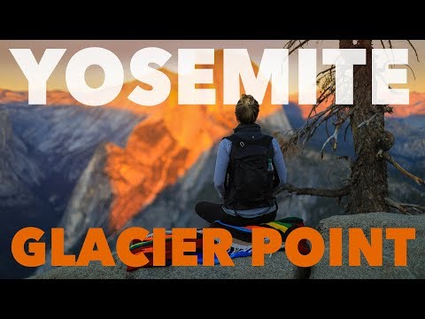 Yosemite • THE BEST SUNSET in the park is seen at Glacier Point