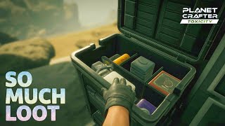 I Found A Secret Mountain Base With Insane Loot! - Planet Crafters Toxicity Dlc