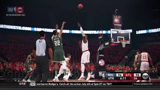 Khris Middleton clutch 4th quarter shots vs Atlanta