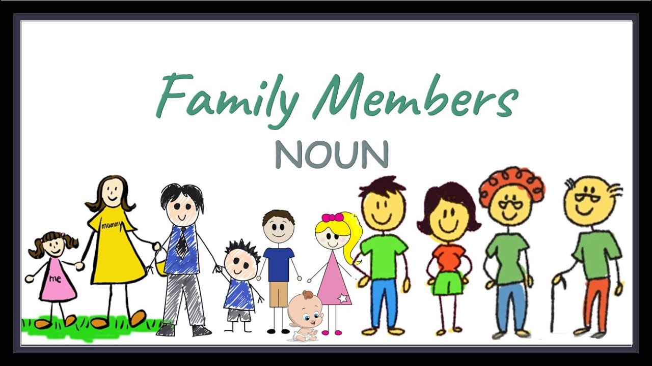 Family members Noun words My Family LV1 Kids Learning Family